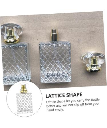 FRCOLOR Perfume Bottle Empty Perfume Mini Spray Bottle Perfume Container Empty Scent Bottle Perfume Dispenser Mini Perfume Liquid Bottle Pump Casing Glass Bottle Square Travel - Buy Online on GoSupps.com