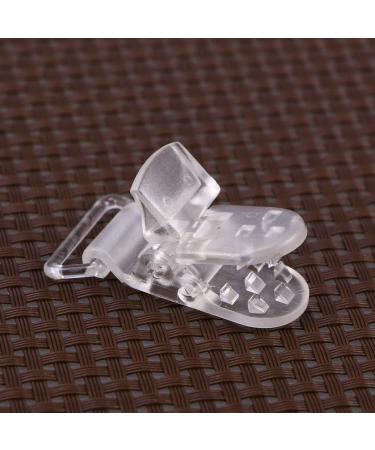 Buy SUPVOX 10Pcs Silicone Pacifier Chain Clips - Transparent Pacifier Holder for Babies & Children - Durable Safe & Stylish - Buy Online on GoSupps.com