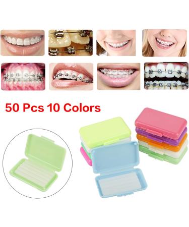 Kelfeao Orthodontic Wax - 10 Boxes of Fruit Fragrance Braces Wax for Comfortable Wear - Buy Online on GoSupps.com