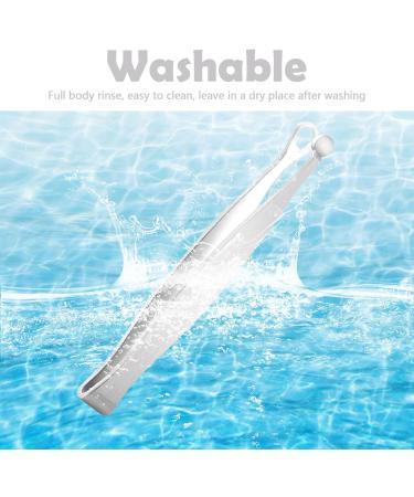 Nose Hair Trimming Set with Leather Sleeve - Stainless Steel Clippers for Men and Women - Silver - Buy Online on GoSupps.com