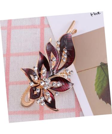 minkissy Banana Hair Clips Fancy Hair Accessories for Women Clips for Hair Womens Hair Clips Duckbill Hair Clips Hairpin Red Spring Clip Alligator Clip Crocodile Skin Alloy France Miss - Buy Online on GoSupps.com