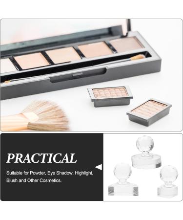 Ensemble 3 Pcs Outils de Pressage Maquillage en Acrylique Tampons pour Fard Paupi res Blush et Highlighter Accessoires Compacts pour Fard Poudre 1/4 1/2 Taille Usage DIY - Buy Online on GoSupps.com