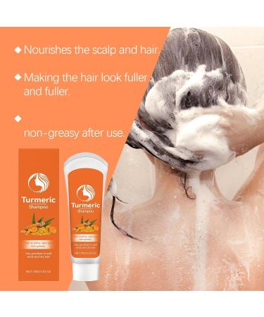  XINRAN Turmeric Shampoo for Healthy Hair Growth - Turmeric Shampoo - Strengthens Hair Roots - Reduces Breakage of Dry and Damaged Hair - Travel Size - Turmeric Soap - Buy Online on GoSupps.com