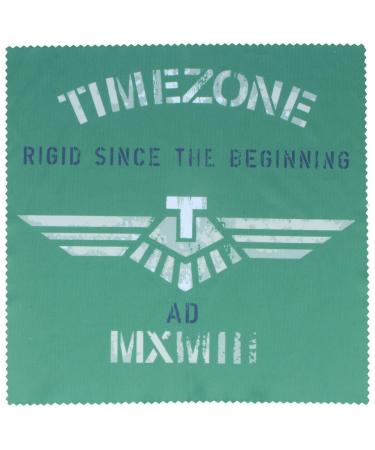 Stylish cool microfibre cloth TIMEZONE in green/white
