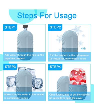 Joyeee Ice Roller | Facial Ice Roller for Swelling Pore Reduction & Skin Elasticity - Beauty Care Treatment - Blue - Buy Online on GoSupps.com