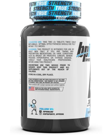 BPI Sports Best Test - Top Testosterone Booster for Men | Muscle Recovery Energy Stamina & Metabolism Support | 30 Servings - Buy Online on GoSupps.com