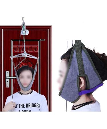 Ininosnp Samnuerly Frame Hanging Neck Traction Door Hanging Cervical Traction Cervical Spondylose Treatment Tensioner Neck Pain for Home 22.15