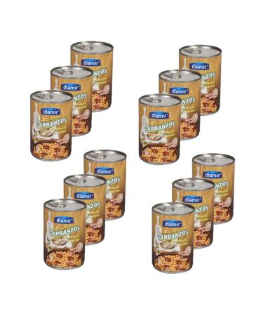 Lot 12x Chickpeas with chorizo - Box 420g