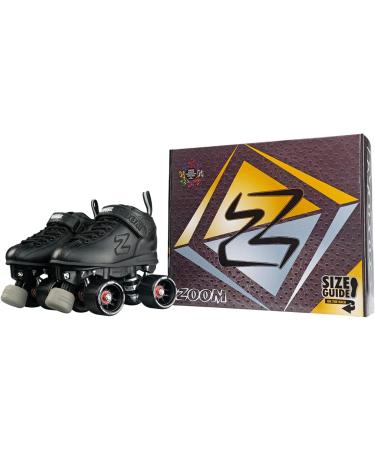 Crazy Skates Zoom Roller Skates - High Performance Speed Skates for Men and Women Black - US Men's 8 | US Ladies 9 | EU 41 - Buy Online on GoSupps.com