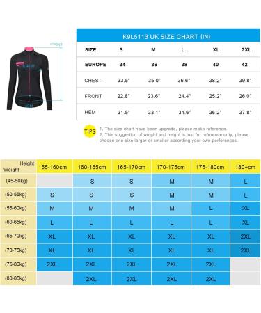 Santic Women's Winter Bicycle Jacket | Thermo Windproof Running Jacket | Lightweight Breathable Long-Sleeved | Reflective Zip Pocket | XL Black-5113 - Buy Online on GoSupps.com
