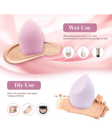 Make Up Sponge 4 Pieces Beauty Foundation Blending Beauty Sponge Beauty Makeup Sponges Blender for Liquid Foundation Powder Sun Protection and Cream Gift for Women - Buy Online on GoSupps.com