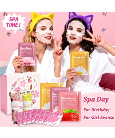 100 PCS Spa Skincare Set for Women Spa Party Favors Supplies Include Face Masks Eye Mask Lip Balm Hand Cream Lip Mask Bulk Gifts Valentines Day Gifts For Her Skincare - Buy Online on GoSupps.com