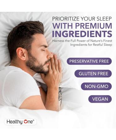 Healthy Sleep - 10 REM Inducing Ingredients - Supports All Stages of Deep Rest - Insomnia - Anxious - Restless - Melatonin - Valerian - Chamomile - Theanine - GABA - Hops - Lemon Balm - 60 Count 60 Count (Pack of 1) - Buy Online on GoSupps.com