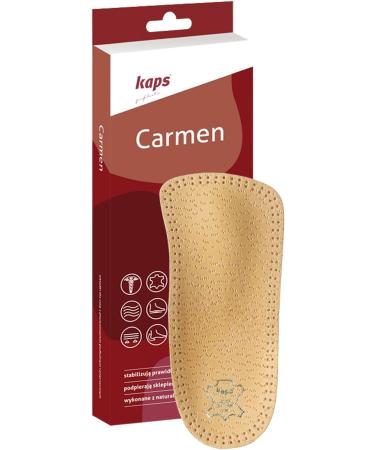 Kaps Carmen Orthotic 3/4 Leather Insoles Men US 12 with Arch Support - Buy Online on GoSupps.com