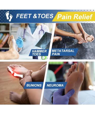 Metatarsal Pads (6 PCS) | New Material | Soft Gel for Diabetic Feet & Forefoot Pain | Breathable | For Men and Women | Blue - Buy Online on GoSupps.com