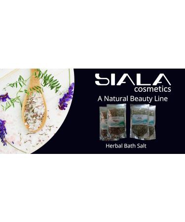 Herbal bath salt with minerals and sea salt Mind and Body Function soften the mind renew and rehydrate your skin 3x250 gr SIALA Cosmetics - Buy Online on GoSupps.com