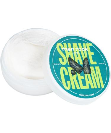 Men Rock Sicilian Lime Shave Cream - 100ml | Cruelty-Free, Hydrating Formula with Zesty Lime & Spicy Black Pepper Fragrance - Buy Online on GoSupps.com