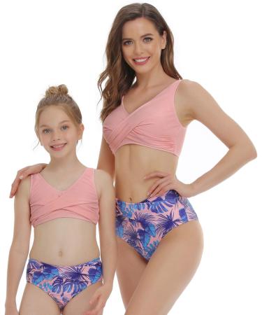 Watch Cheap Men's Family Pieces Two and Swimwear Bikini Mother Matching Swimsuit Girls Daughter Swimwear Set Hamburg T-Shirt L Pink - Buy Online on GoSupps.com