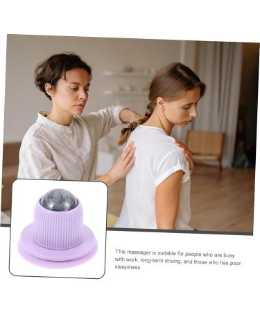 Healeved Rollerball Massager | Body Relaxation & Lymph Massage Device | Suction Cup Muscle Relief & Jade Pebble Gel Massage Ball - Buy Online on GoSupps.com