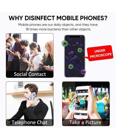 UV Cell Phone Sanitizer & Small Item Cleaner | Android & iPhone Sanitizer Sterilizer | Sanitize Keys Jewelry Masks Cards More! - Buy Online on GoSupps.com