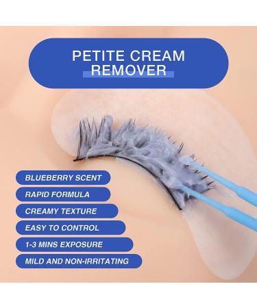LASHVIEW Eyelash Extension Remover Cream 5g - Professional Adhesive Glue Remover with Natural Pigment - Fast Dissolution - Blueberry Extract - Eyelash Extension Supplies - Buy Online on GoSupps.com
