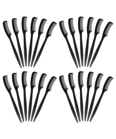 Lurrose 30Pcs Eyelash Comb Teeth Eyebrow Comb Portable Comb Brow Lash Mascara Applicator for Cosmetic Makeup Travel