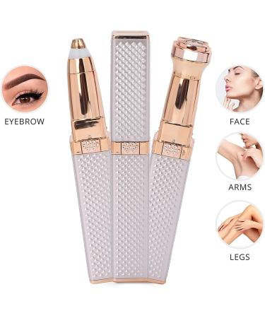 Shanrya Eyebrow Trimmer Lightweight Facial Hair Remover LED Lights for Women - Buy Online on GoSupps.com