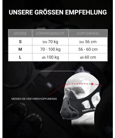 Phantom Athletics Training Mask - Enhance Endurance Performance in Sports | International Shipping Available - Buy Online on GoSupps.com