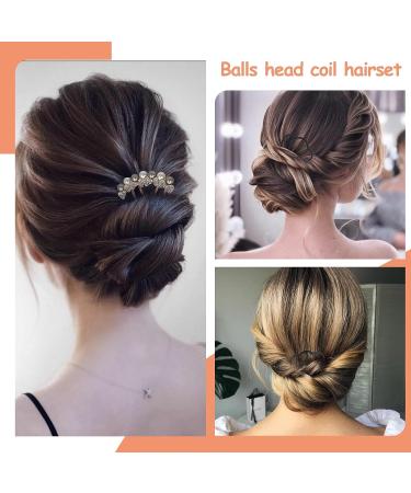 7 PCS Metal Hair Fork Bun Clip Stick Set with Pearl Hair Accessories for Women - Hair Styling Tool Kit for Easy Hairstyles - Buy Online on GoSupps.com