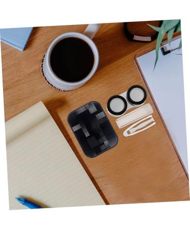 Combined Lens Holder & Cosmetic Mirror Stand - Stylish Colored Contact Lens Travel Case Organizer - Buy Online on GoSupps.com