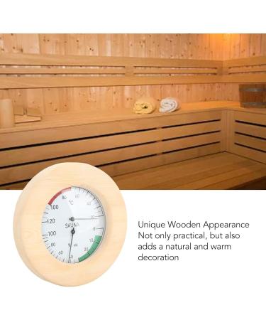 2-in-1 Sauna Hygrothermograph - Wall-Mounted Real-Time Temperature & Humidity Monitor for Optimal Sauna Conditions - Buy Online on GoSupps.com