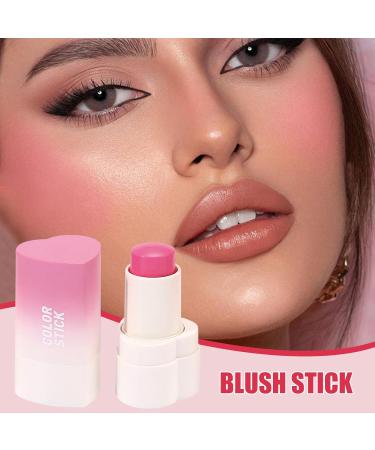 Makeup Face Blush Stick Makeup Blush Seamless Blending Multiuse Makeup Stick Soft cream blushers for travel business trips home outdoors - Buy Online on GoSupps.com