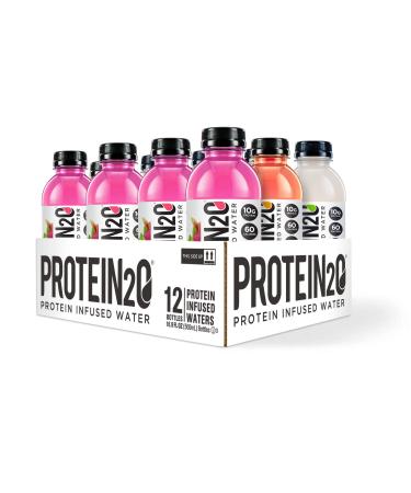 Protein2o Whey Protein Isolate Infused Water Variety Pack (16.9 oz Bottles) - Buy Online on GoSupps.com
