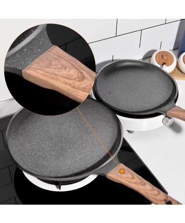 DELURA Saucepan Griddles Grill Frying Pan Saucepan for Eggs Omelet Steak Shallow Mouth Durable Pans Kitchen Cooking Utensil Pot - Buy Online on GoSupps.com