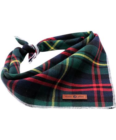 Shop Lionet Paws Christmas Dog Bandana - Checkered Green Triangular Scarf for Small Medium & Large Dogs (1-Pack) - Buy Online on GoSupps.com