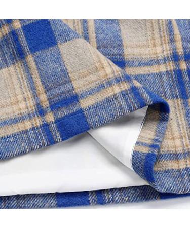 Buy Elegant Women's Boho Winter Skirt - High Waist Chiffon A-Line Swing Skirt in Blue for Ladies - Buy Online on GoSupps.com