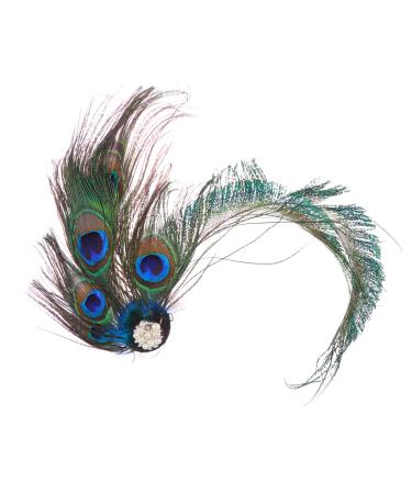 Beaupretty Feder Haircap Fascinators - Stylish Pfau Flapper Headdress for Women & Girls | Party Headgear & Hair Jewelry - Buy Online on GoSupps.com