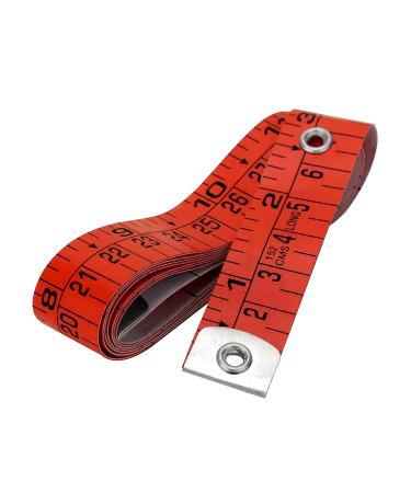 Raajsee Fabric Tape Measure Body Measuring Tape  Soft Fabric Measuring Tape for Sewing Cloth & Weight Loss Medical Body Measurement Nursing Craft 60 inch/150 cm Red - Buy Online on GoSupps.com