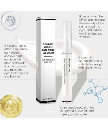 Instant Temporary Eye Tightener Cream: Collagen Wrinkle Anti-Aging Eye Cream Instant Lift Plus Poche Yeux Instant Lift+ Reduces Under Eye Bags Dark Circles & Puffiness Rapid Eye Firming 15g (2) - Buy Online on GoSupps.com