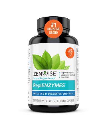 Zenwise Health Daily Pre-Meal ReplENZYMES Digestive Enzymes 125 Vegetarian Capsules