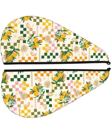 Hair Towel Wrap - Quick Drying Turban with Button | Stylish Fruit Design for Effortless Hair Care - Buy Online on GoSupps.com