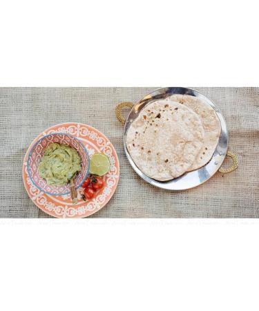 Elephant Atta Made from Medium Chapatti Flour 3x8 Pcs Halal Bread Pack of 3x360g - Buy Online on GoSupps.com