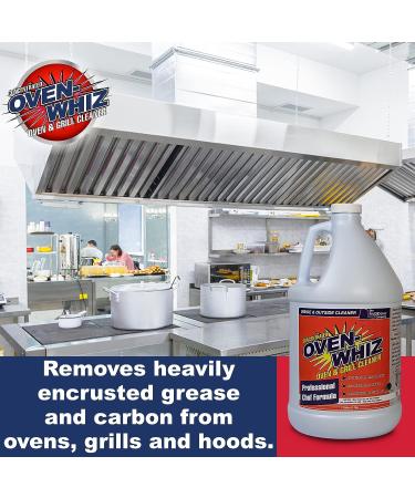 Oven Whiz Cleaner | Concentrated Professional Chef Formula | Removes Grease, Carbon & Fat Deposits | 1 Gal (128 oz) by FryOilSaver Co - Buy Online on GoSupps.com