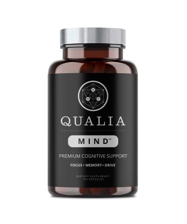 Qualia Mind -The Most Advanced Nootropic | Top Brain Supplement for Memory & Concentration with 27+ Brain Boosters Ginkgo biloba, Alpha GPC, Bacopa monnieri, Celastrus paniculatus, DHA & More. 154 Count (Pack of 1)