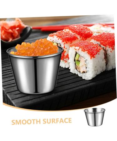 Milisten 4pcs Stainless Steel Sauce Cup Tomato Sauce Ketchup Tomato Paste I Am Willow Small Bowls Sauce Containers Dip Containers for Lunches Sauce Boxes Travel Dip Cups Hot Pot - Buy Online on GoSupps.com