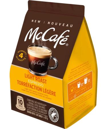 McCaf Light Roast Espresso Coffee Capsules Capsules Compatible with Nespresso's Original Range 50 Count Light Roast 10 count (Pack of 5) - Buy Online on GoSupps.com