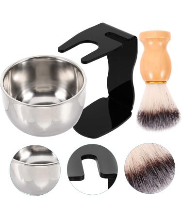 Fomiyes Men's Beard Care Set | Razor Foam Brush Shaving Brush & Bowl | Stainless Steel Shaving Essentials | International Shipping Available - Buy Online on GoSupps.com