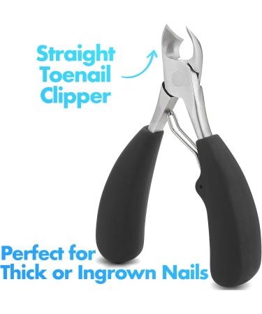 MEDca Precision Toenail Clipper Tool - Premium Ingrown Toenail Cuticle Remover Trimmer and Thick Toenails Nipper Surgical Grade Stainless Steel Nail Foot Treatment for Grooming Nail Care - Buy Online on GoSupps.com