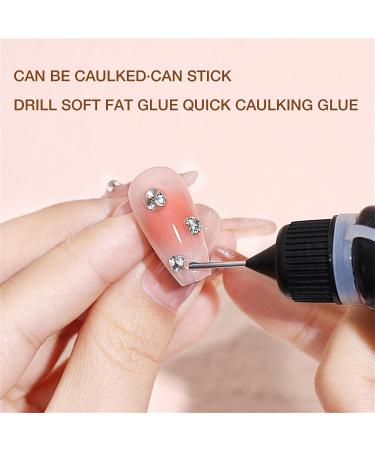 Buy A/A Rhinestone Glue for Nails - Super Adhesive Gel for Nail Art & Gemstones | International Shipping Available - Buy Online on GoSupps.com