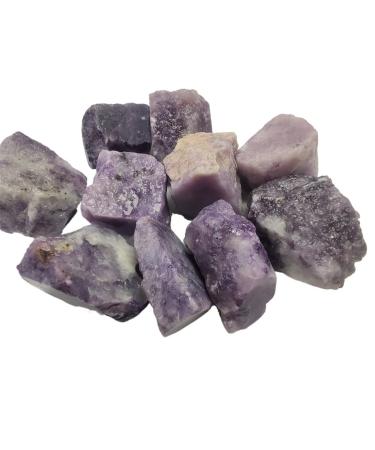 Natural Crystal Rough 1PC Natural Purple Green Mica Raw Specimen Carving Material Decoration Purple Crystal (Color : Purple Size : 2-4cm) 2-4cm Purple